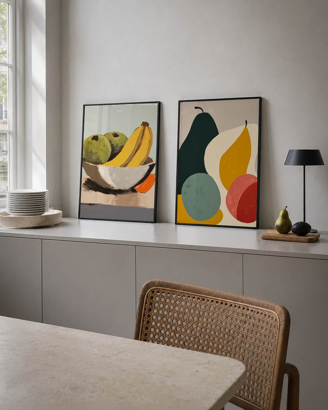 Fruit en schaduw Posterset
