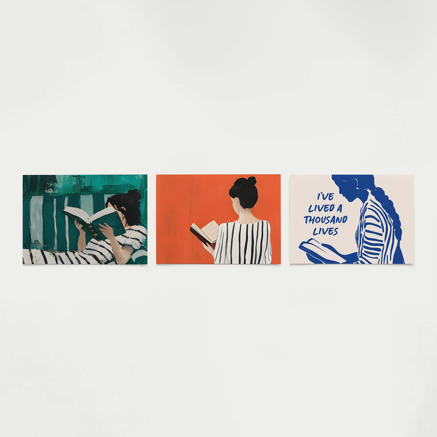 Lezende rust Posterset