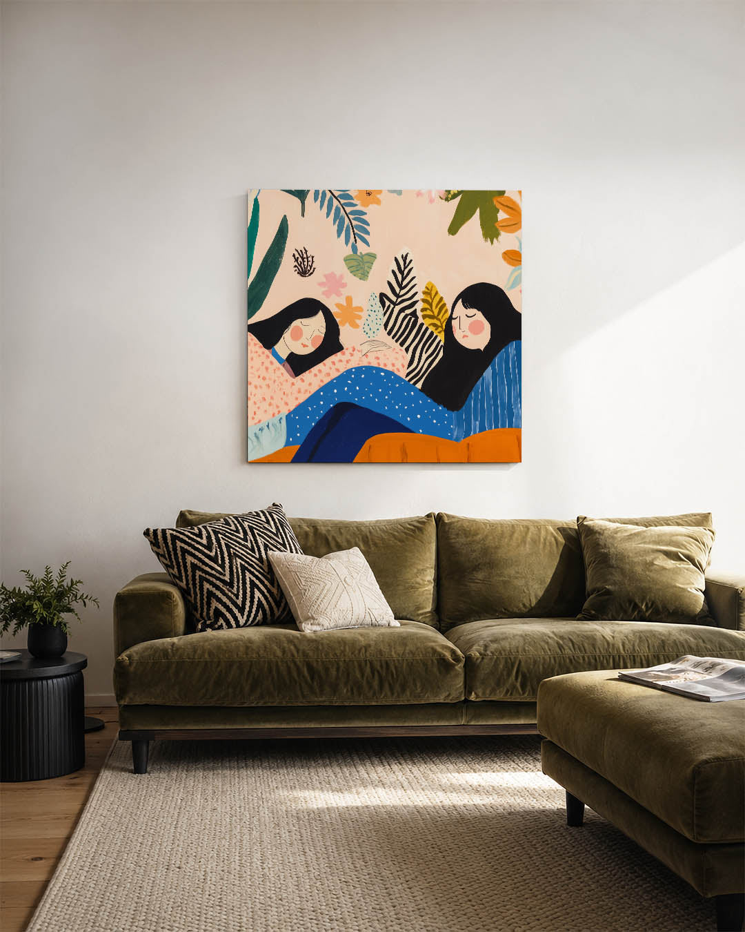 Dromerige figuren Kunstwerk