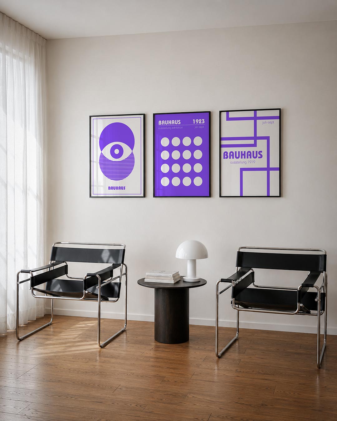 Cirkel en lijnen Posterset