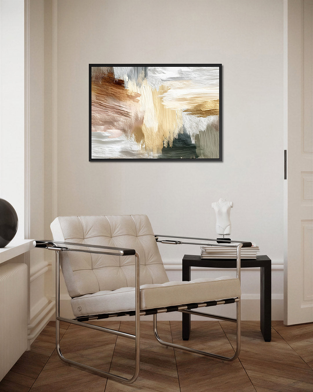Dynamische kleurenmix Kunstwerk