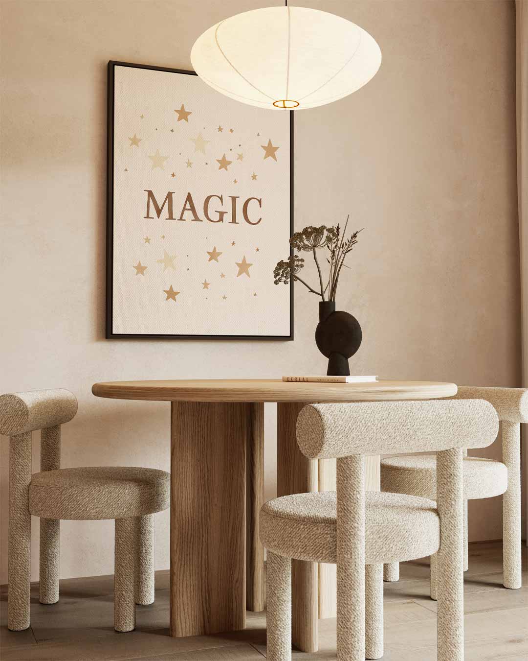 Magische Sterrenprint Kunstwerk-canvas-dibond-plexiglas-wanddecoratie-WallArtistic