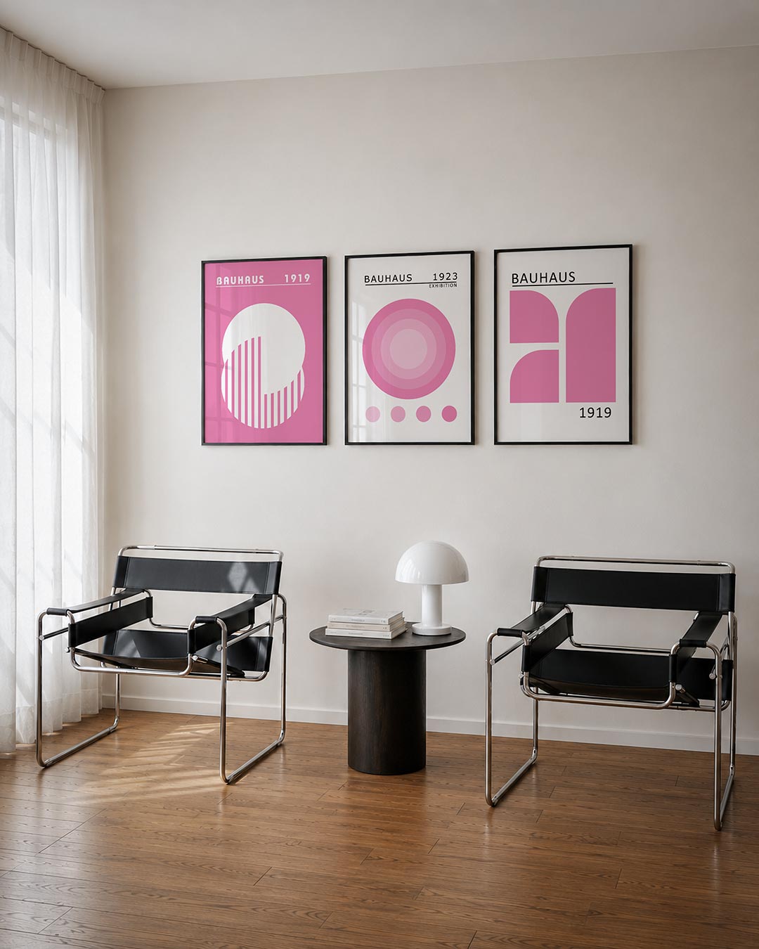 Cirkel en strepen Posterset