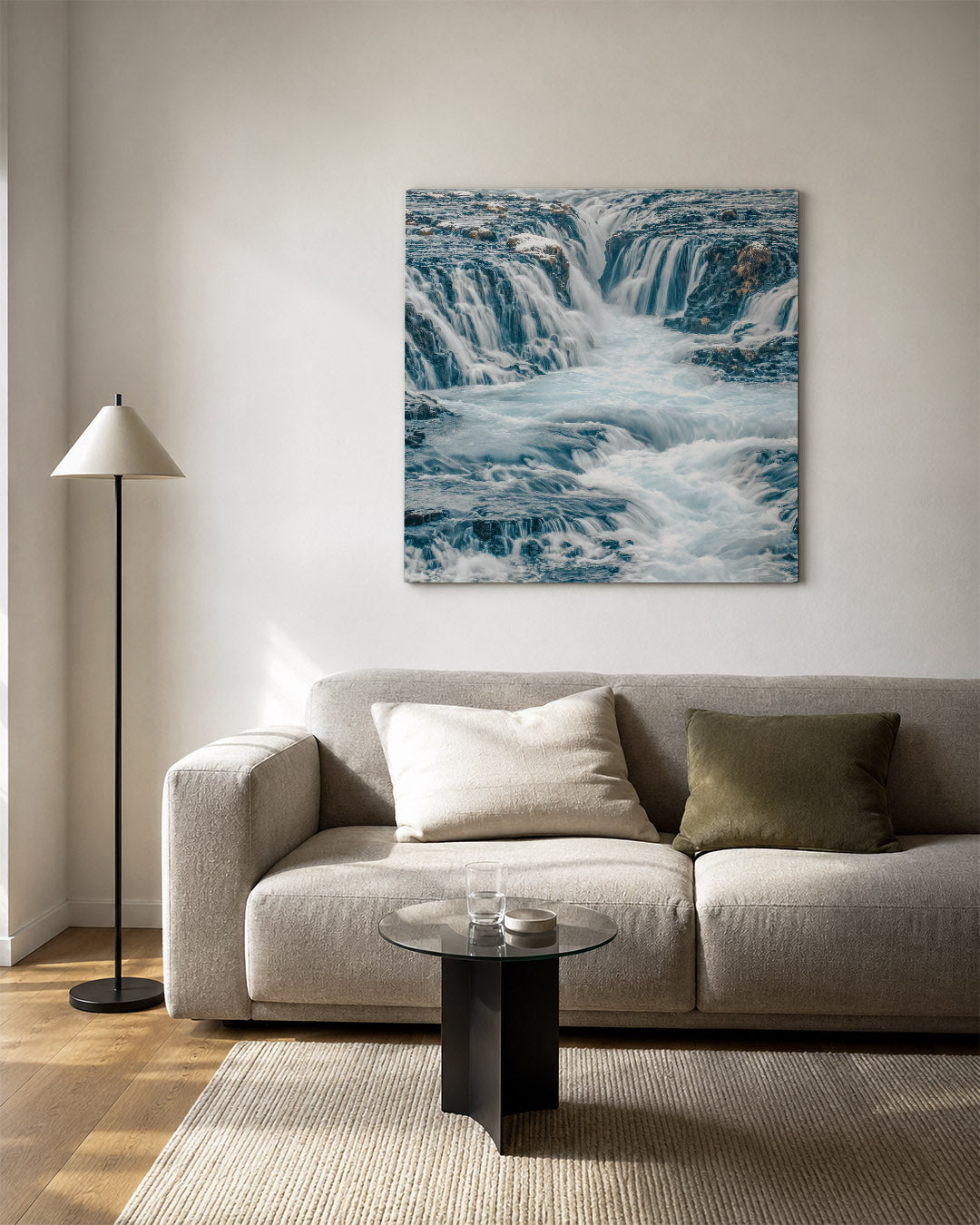 Dynamische waterval Kunstwerk