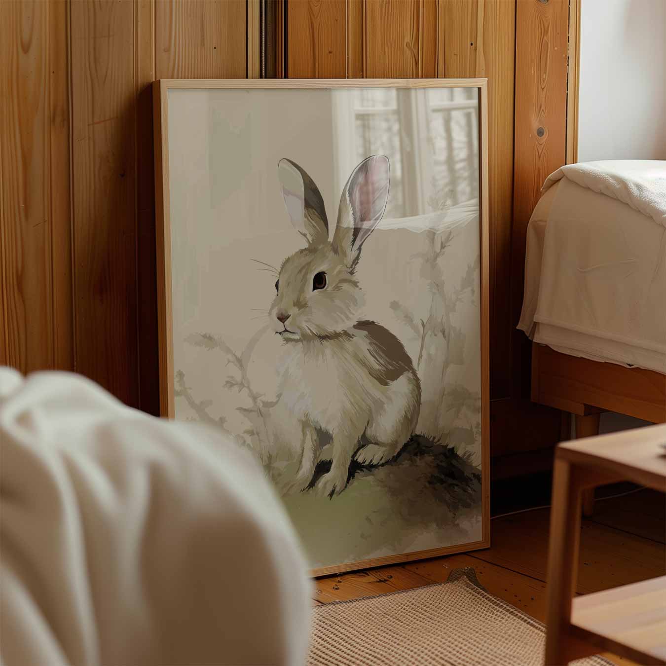 Dromerige Konijnenposter-WallArtistic