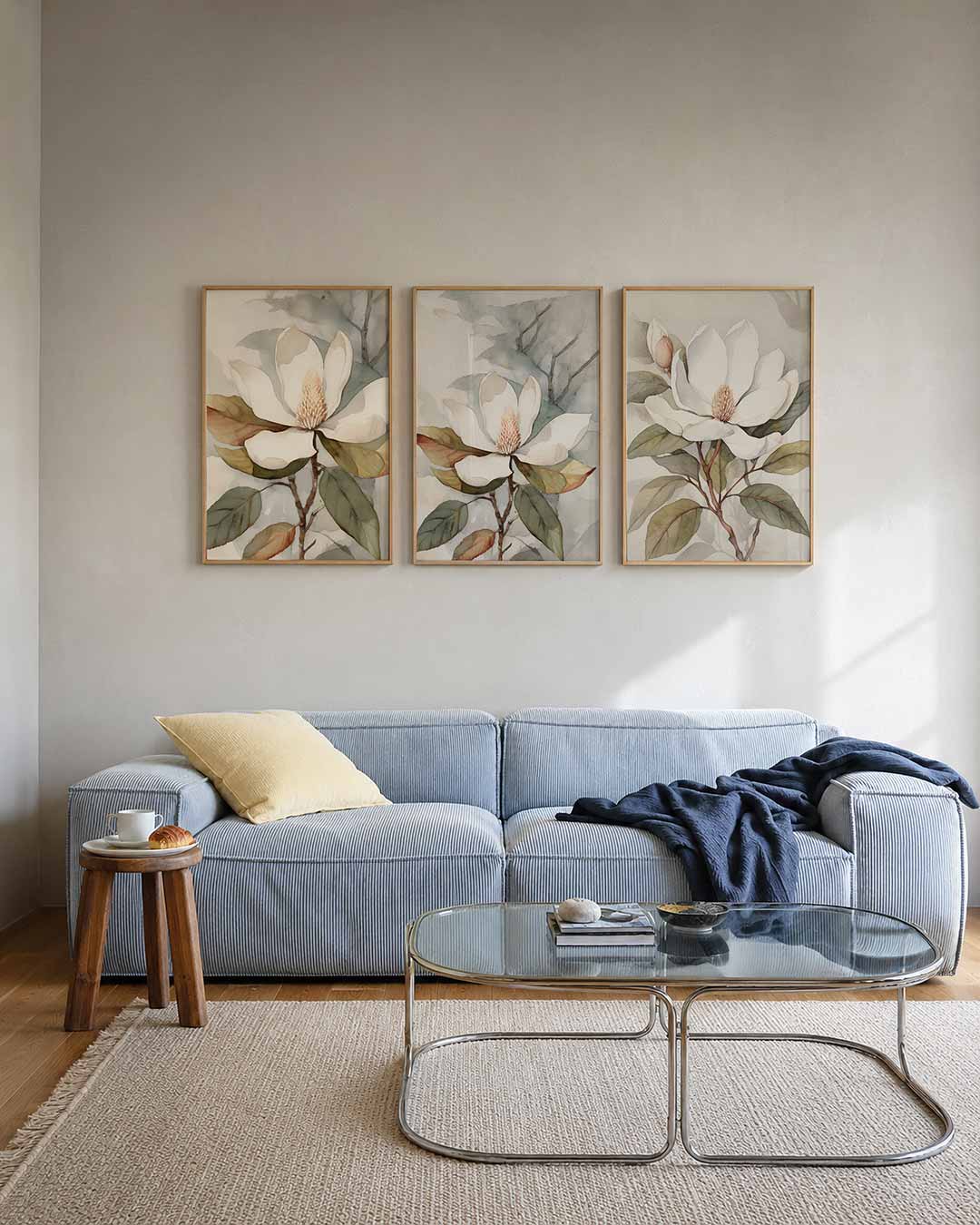 Bloem en bladeren Posterset