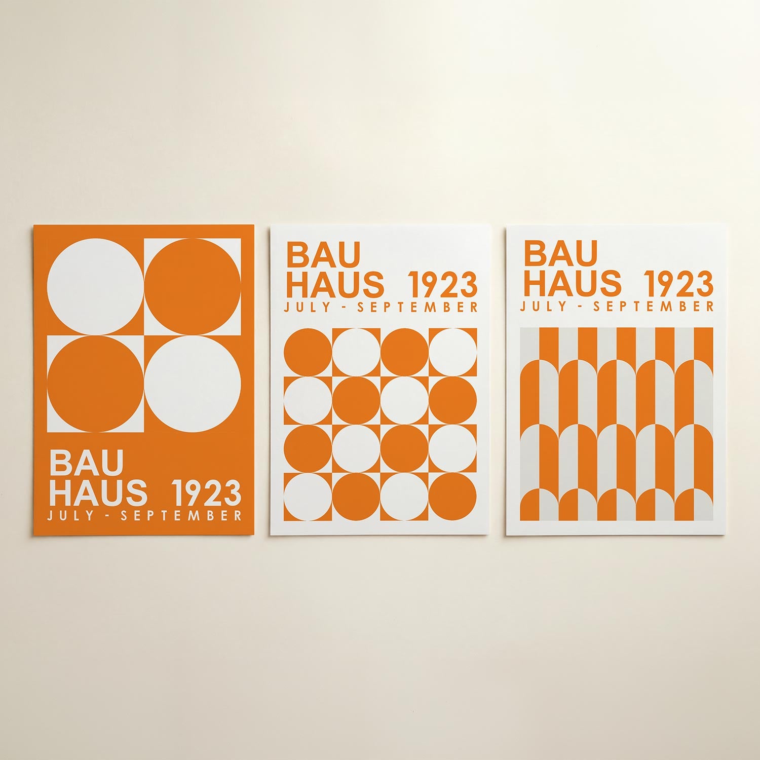 Cirkel en vierkant Posterset