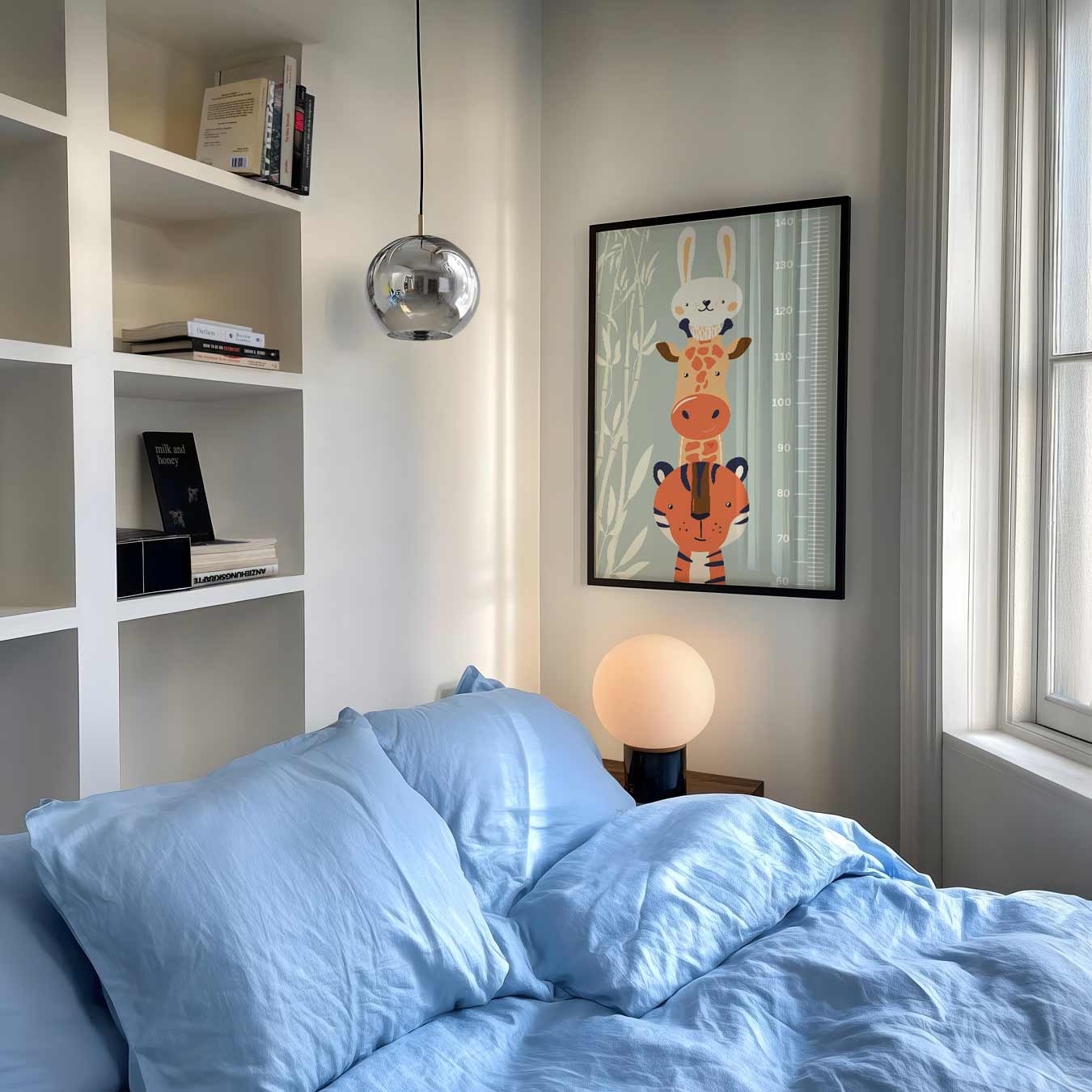 Dierenmeting Groeiposter-WallArtistic