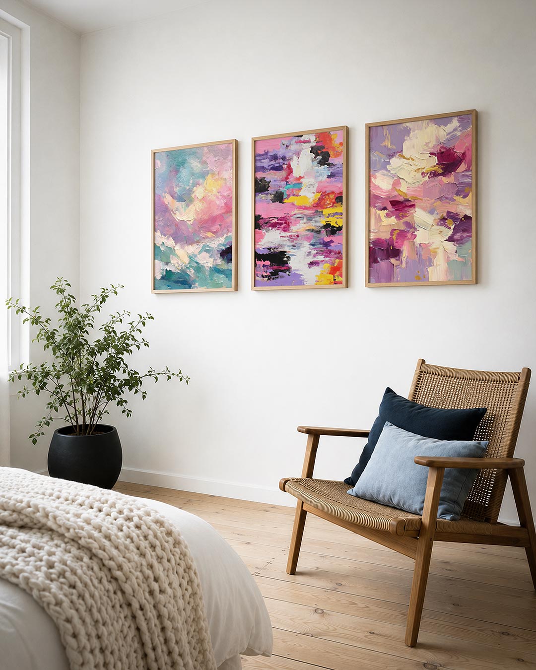 Kleurrijke vormen Posterset
