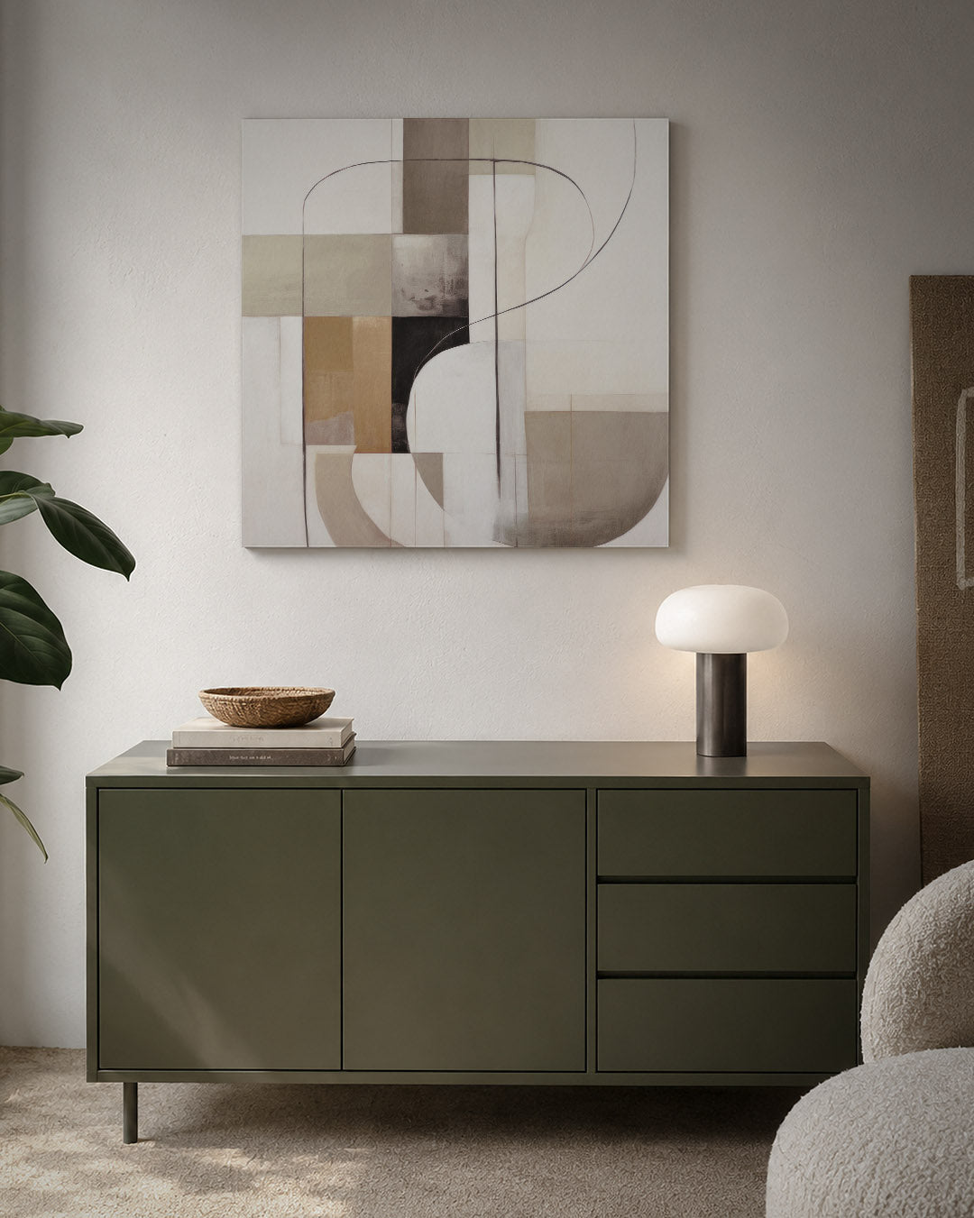 Geometrische vormen Kunstwerk