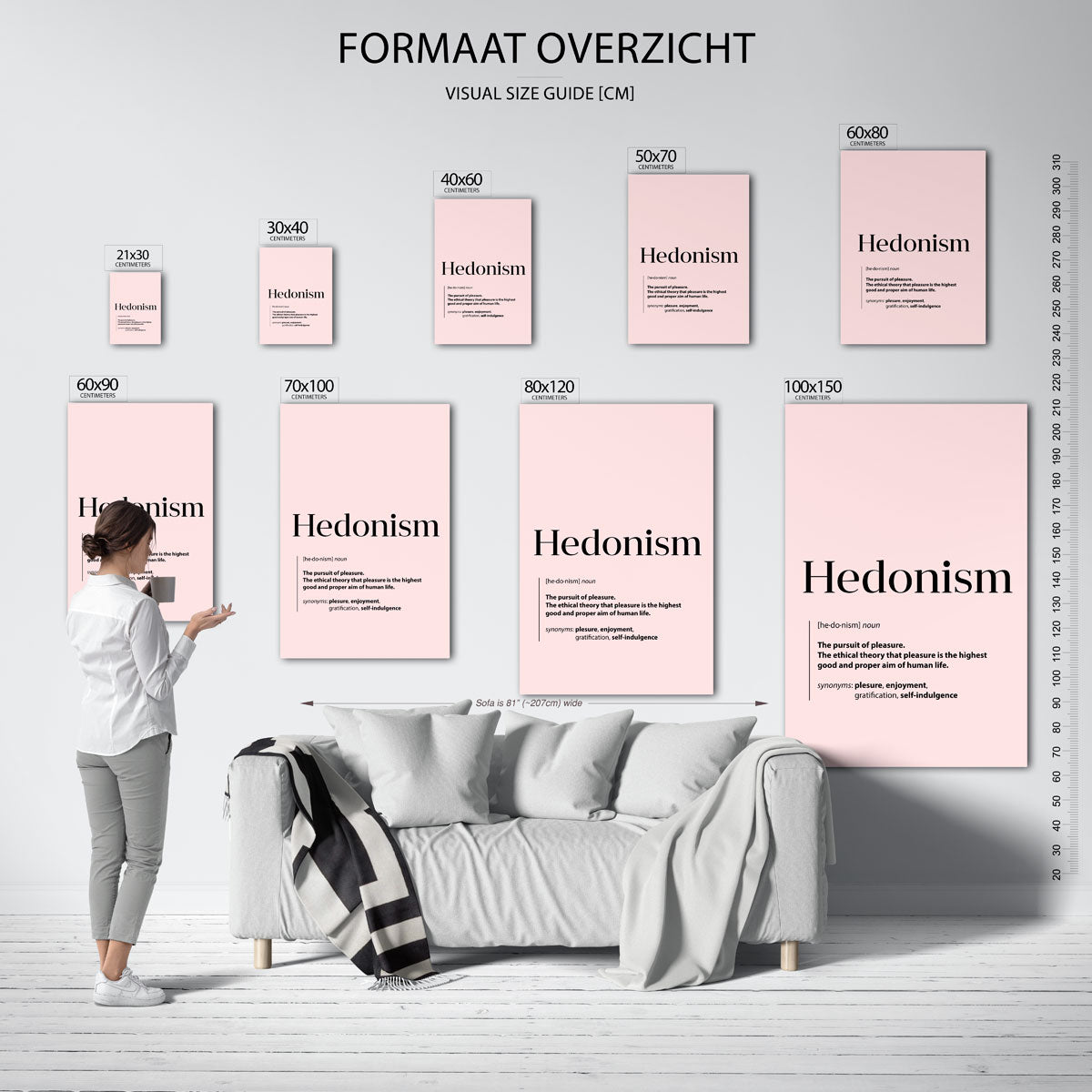 Hedonism definitie Poster
