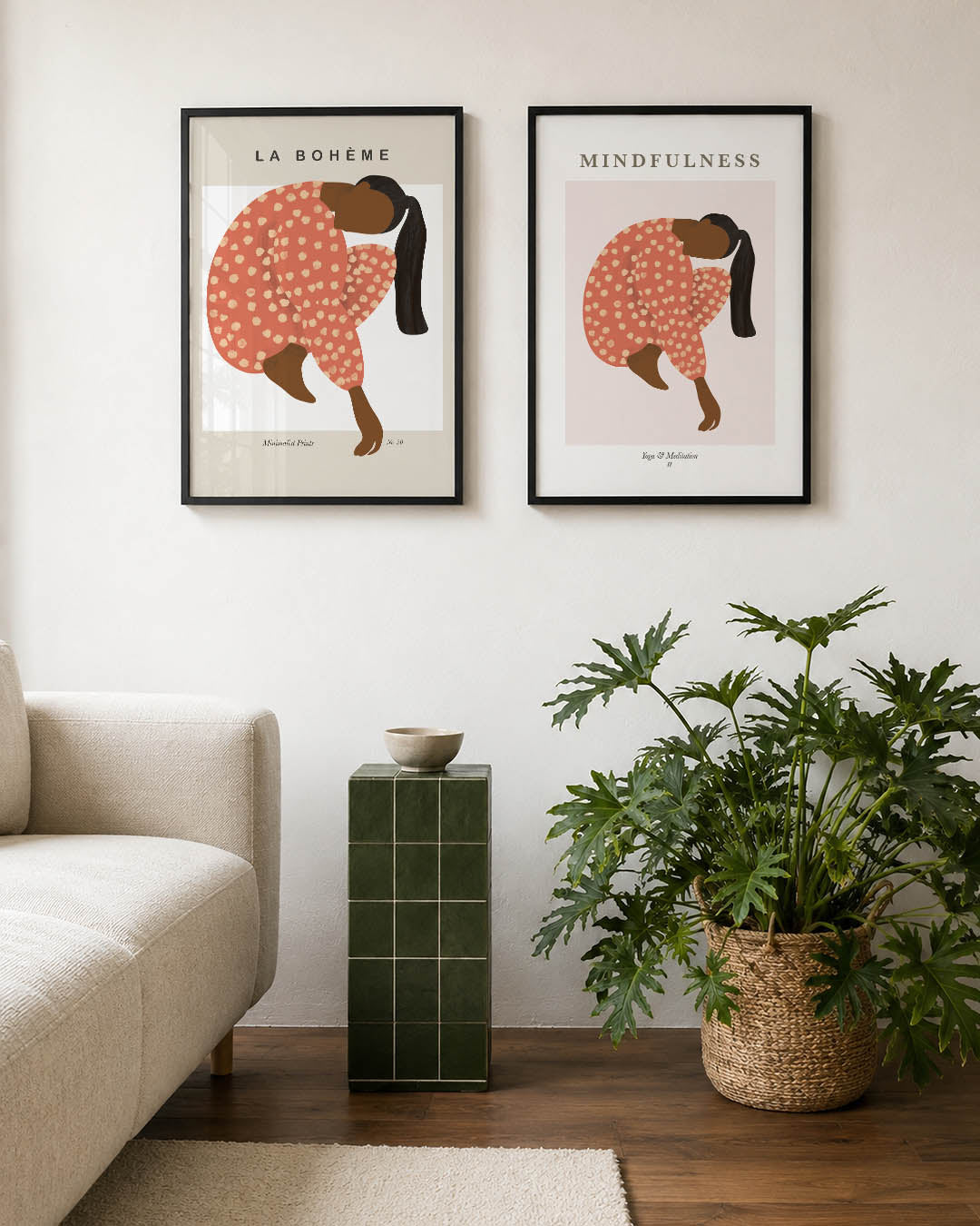 Vorm en kleurenspel Posterset