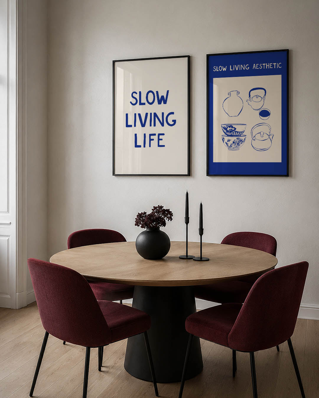Typografie en rust Posterset