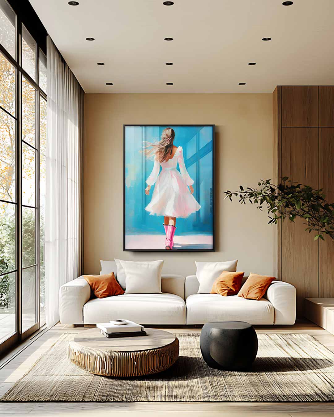 Vrije Wandelaar Kunstwerk-canvas-dibond-plexiglas-wanddecoratie-WallArtistic