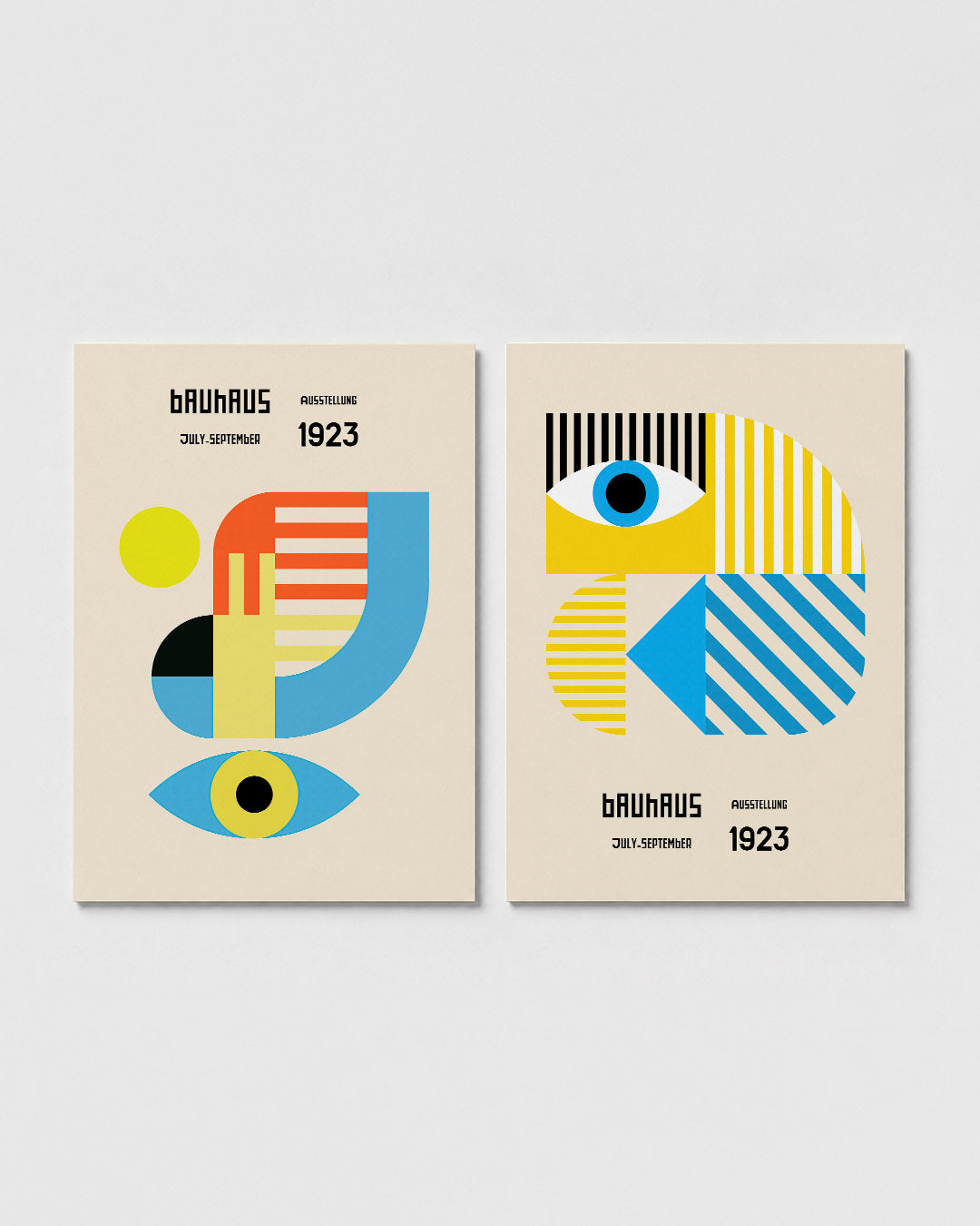 Vormen en kleurvlakken Posterset
