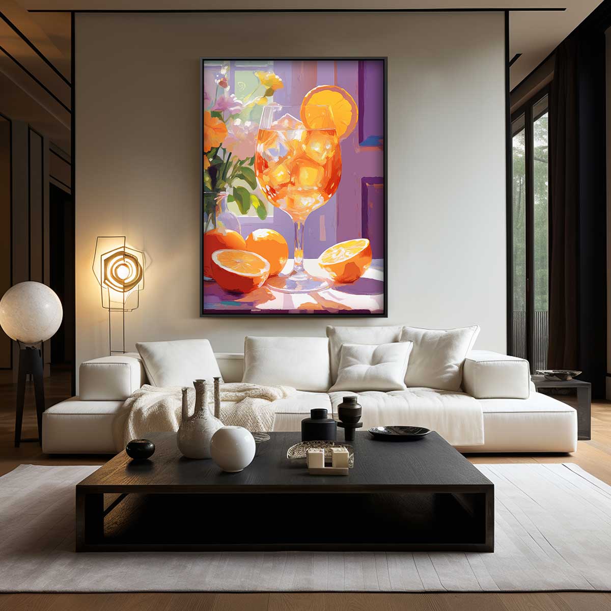 Zomerse Citrus Verfrissing Kunstwerk-canvas-dibond-plexiglas-wanddecoratie-WallArtistic