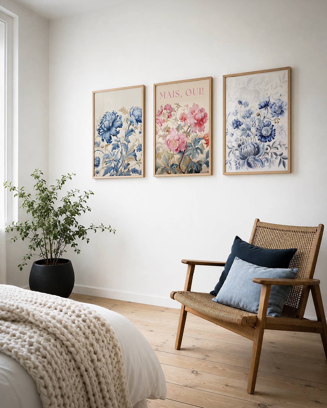 Bloemrijke verfijning Posterset