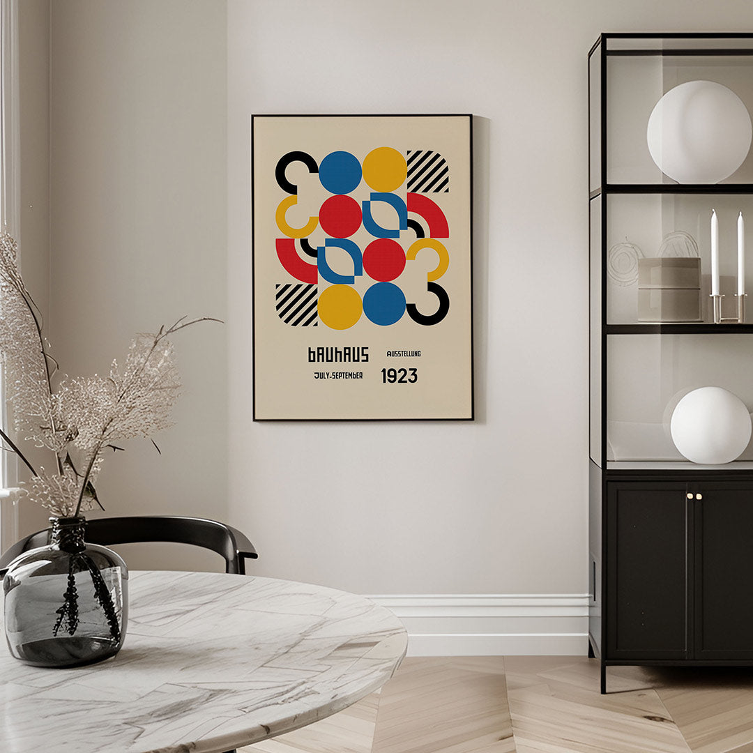 Vormen en kleurvlakken Poster