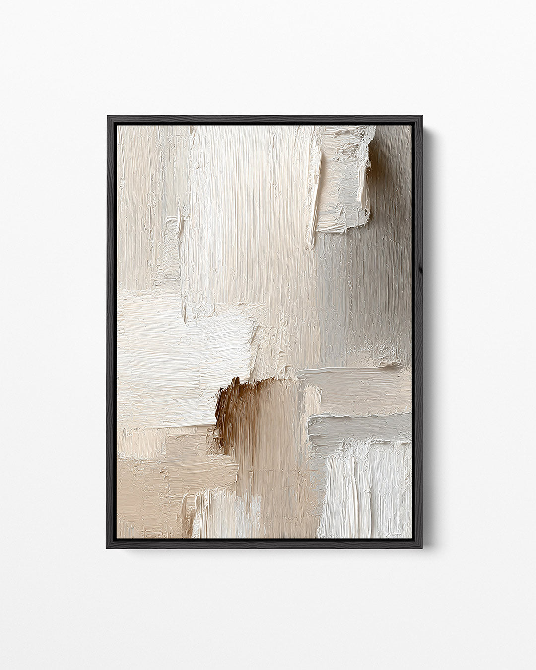 Textuur in neutrale kleuren Kunstwerk