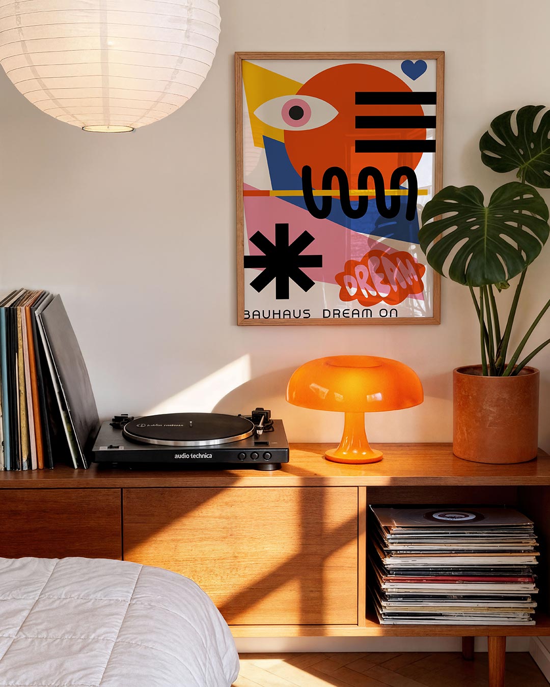 Vormen en kleurvlakken Poster