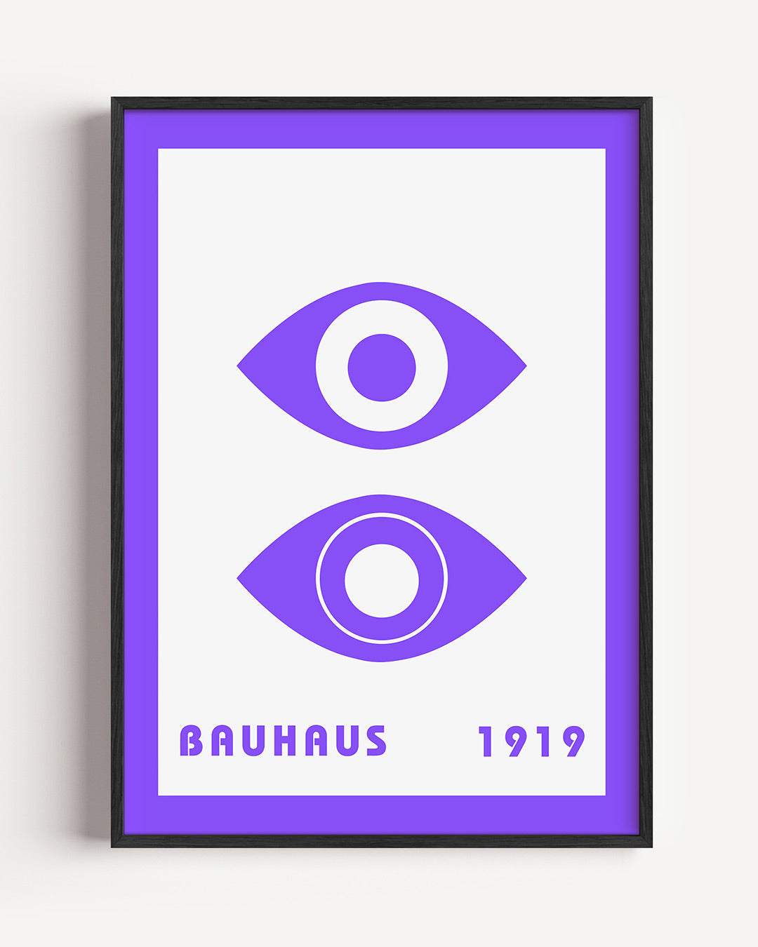 Oogvormen en lijnen Poster