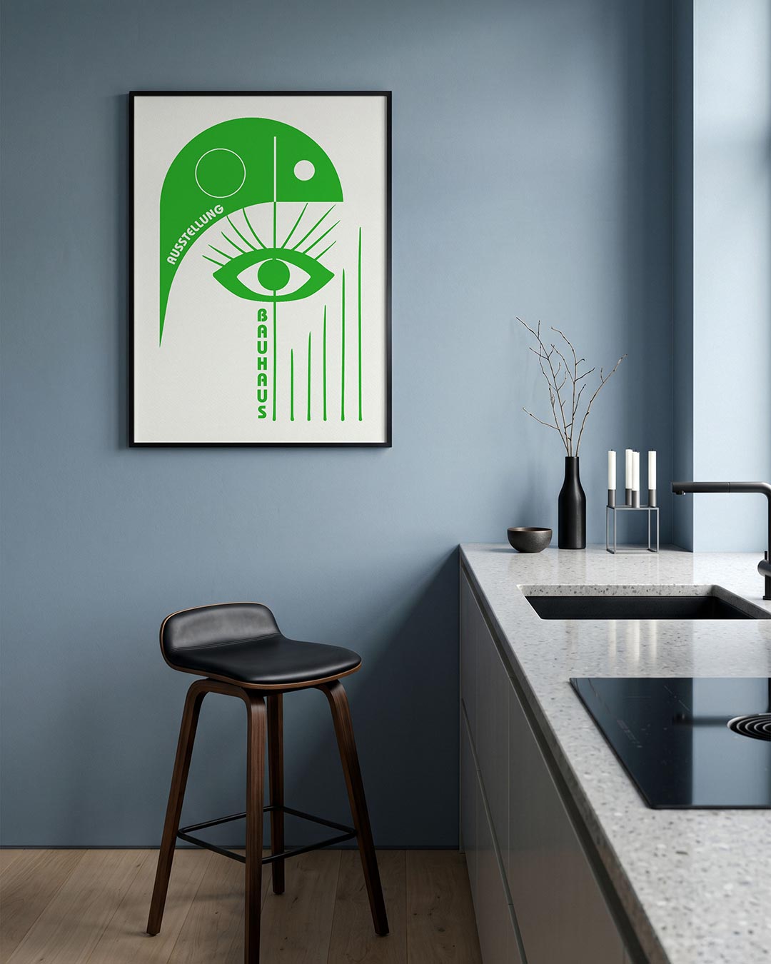 Oog en lijnen Poster