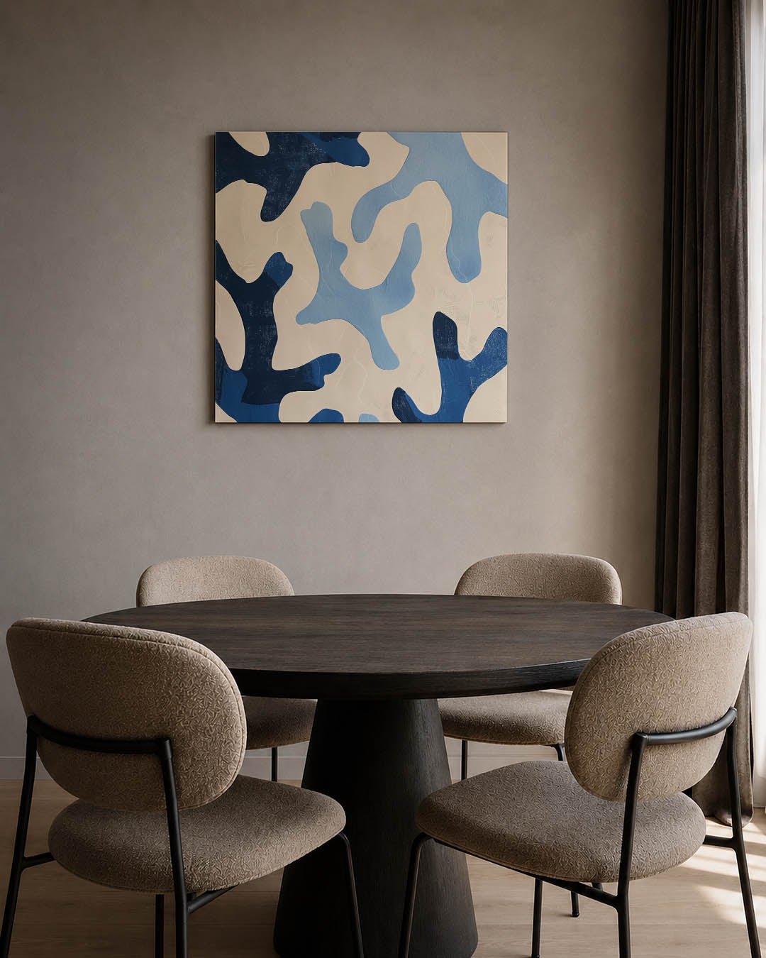 Organische vormen compositie Kunstwerk