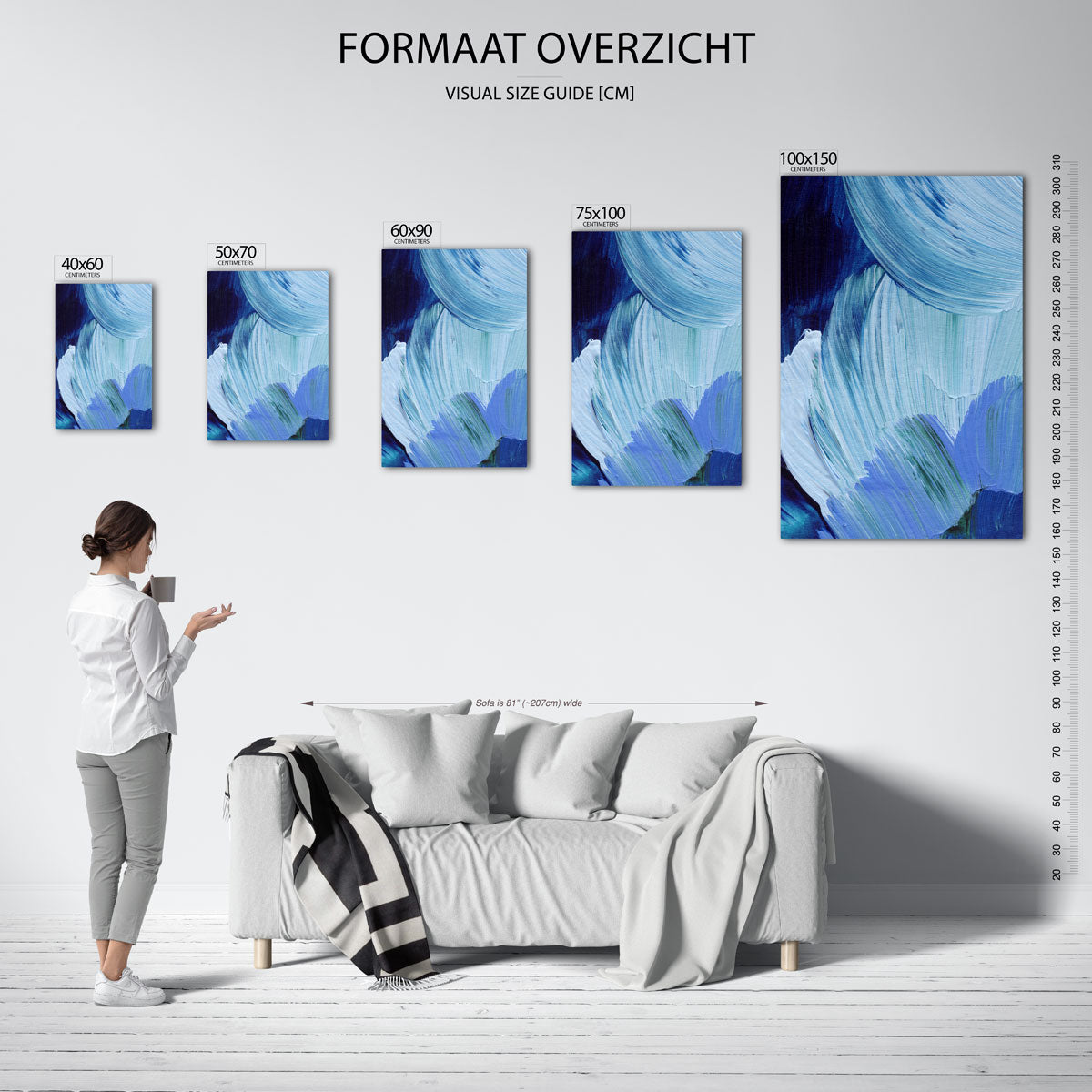 Kleurencompositie Kunstwerk