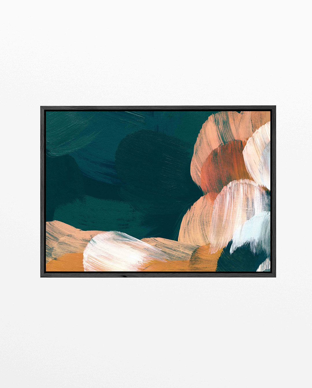 Dynamische kleurencompositie Kunstwerk