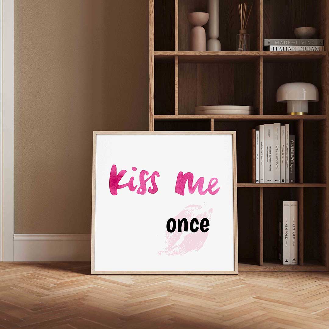 Kiss me once Poster
