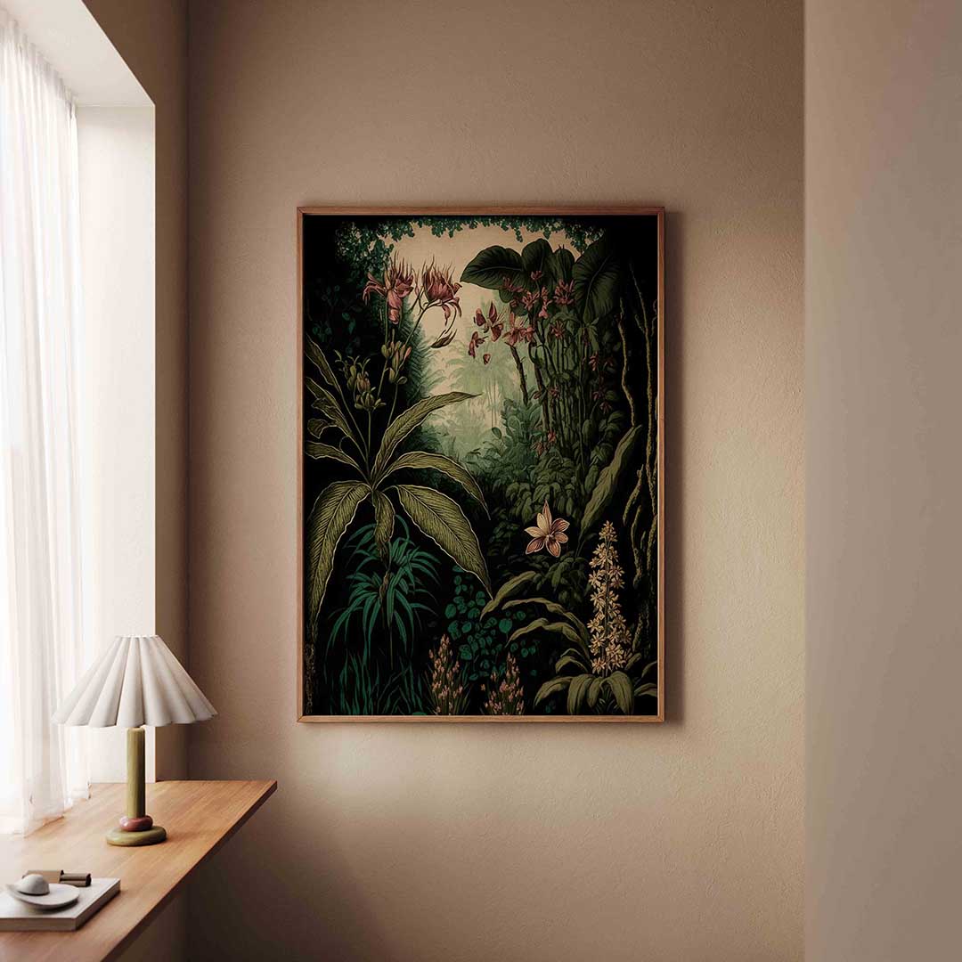 Weelderige planten Poster
