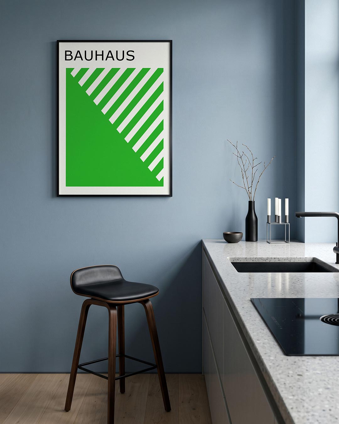 Diagonal lijnen Poster