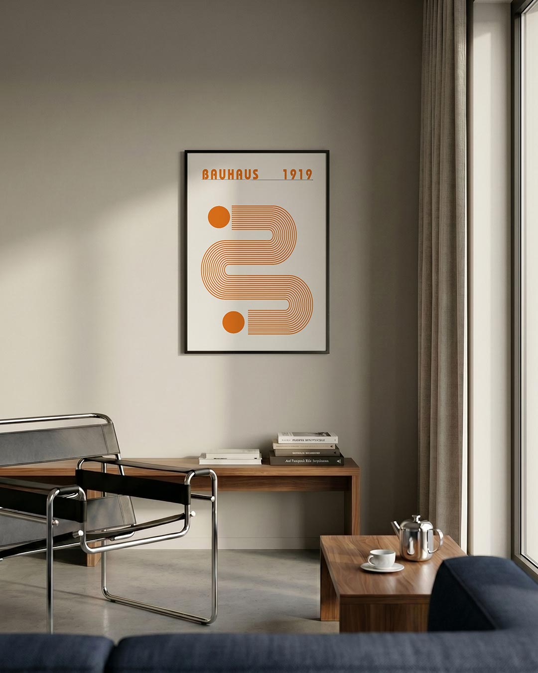 Lijnen en vlakkenspel Poster