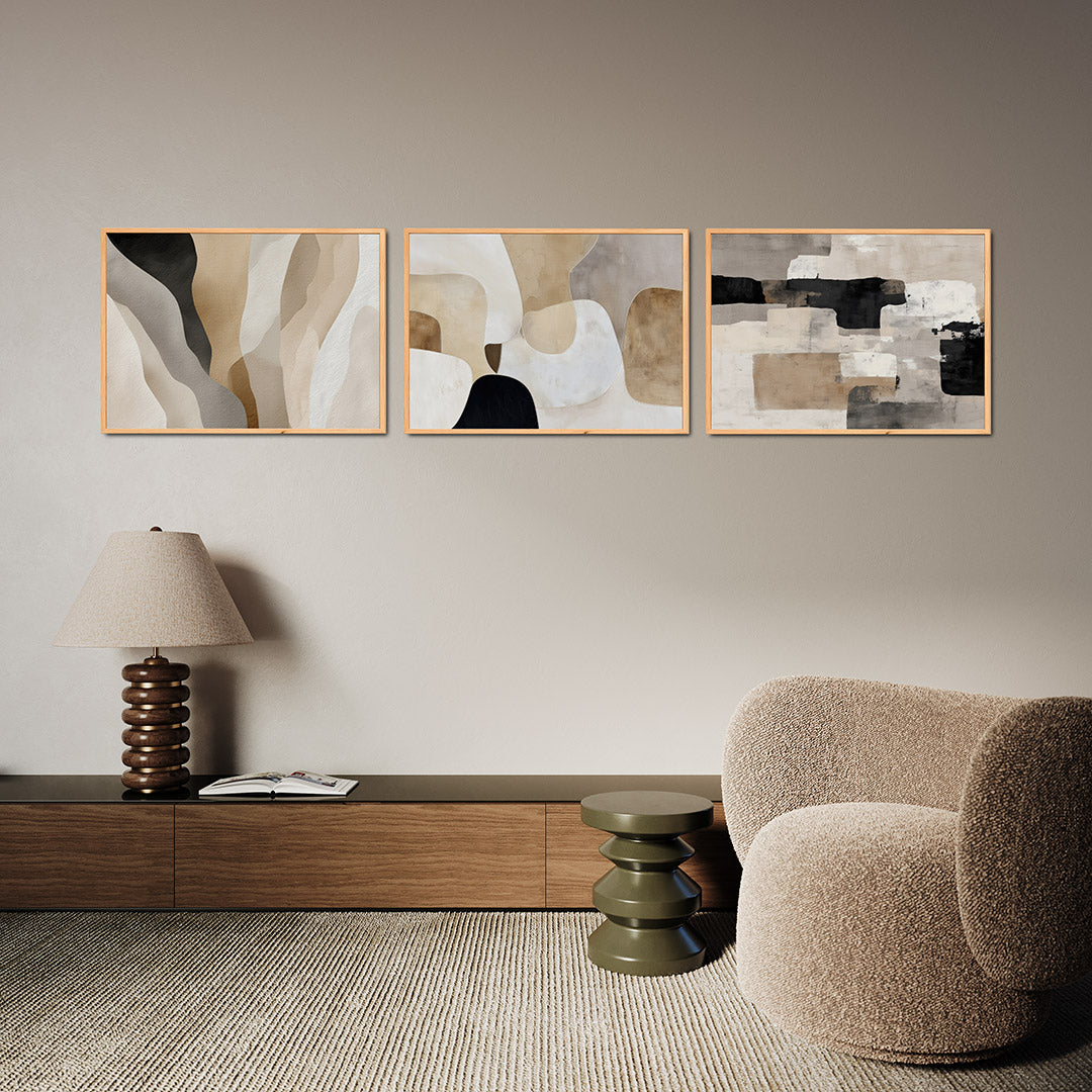 Zachte vormen Posterset