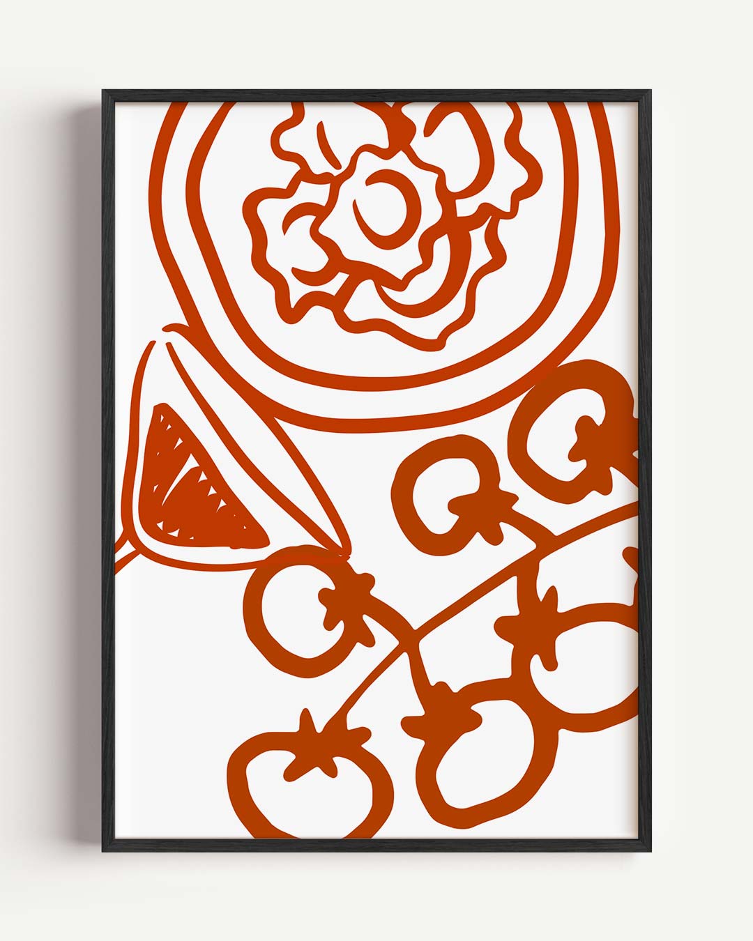 Moderne Keuken Illustratie Poster-WallArtistic