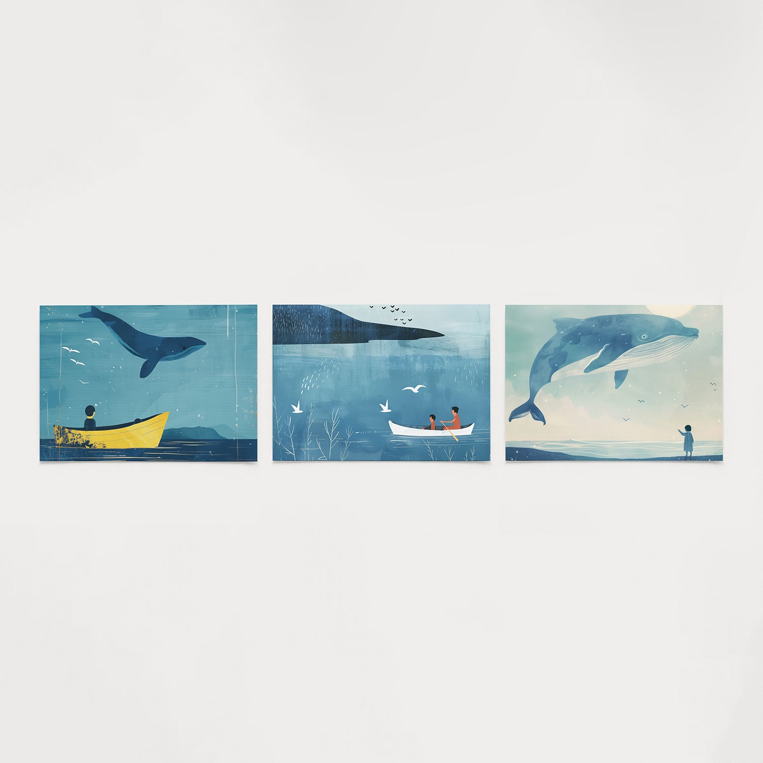 Zee en lucht Posterset