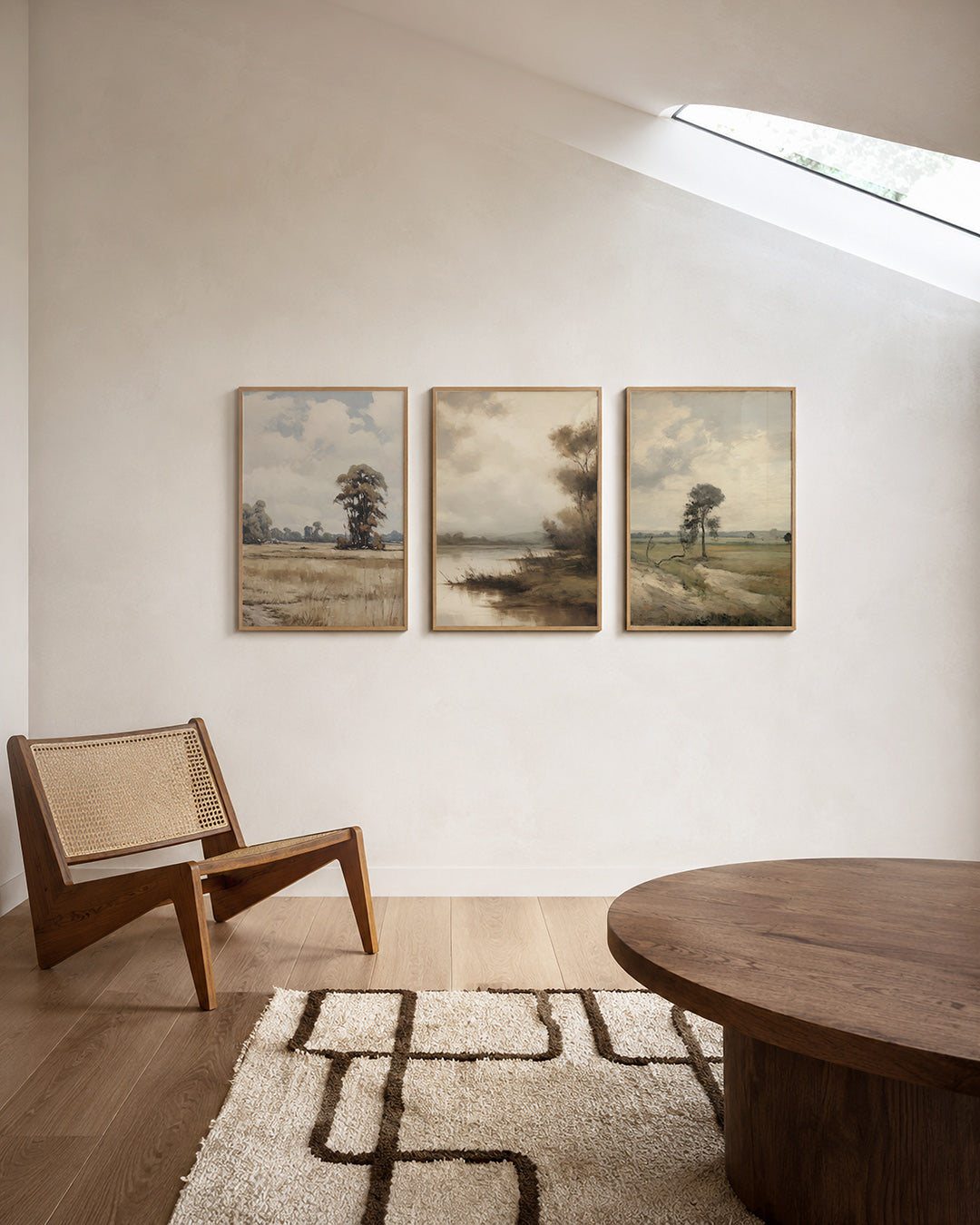 Landschap en lucht Posterset