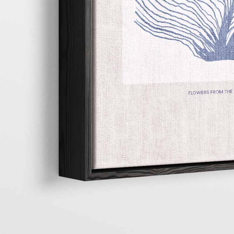 L'Océan: Bloemen uit de Zee Kunstwerk-canvas-dibond-plexiglas-wanddecoratie-WallArtistic