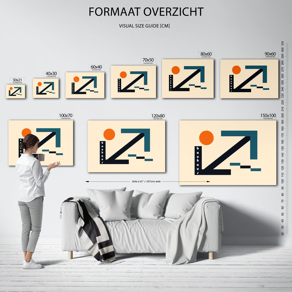 Vorm en balans Poster