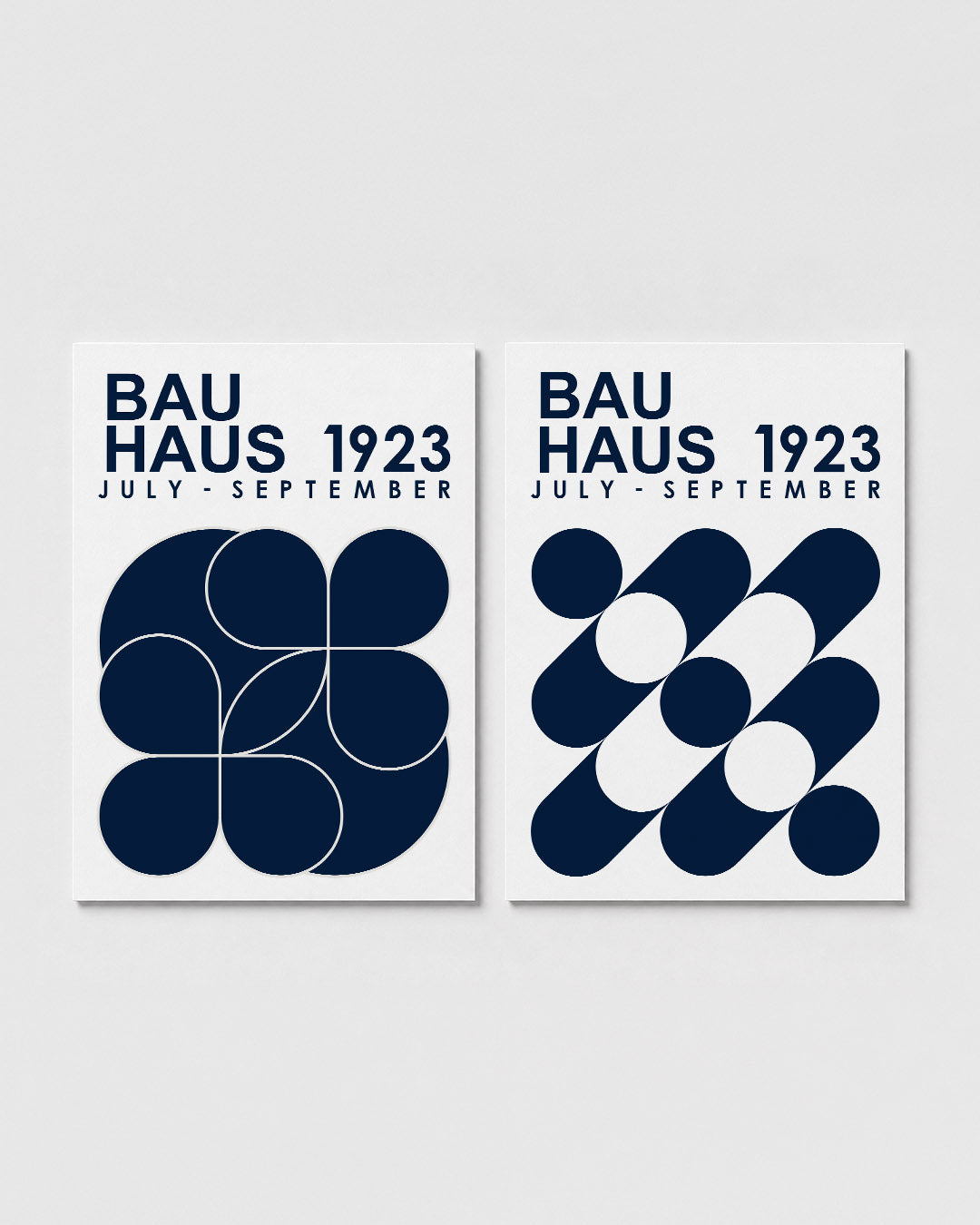 Vormen en vlakken Posterset