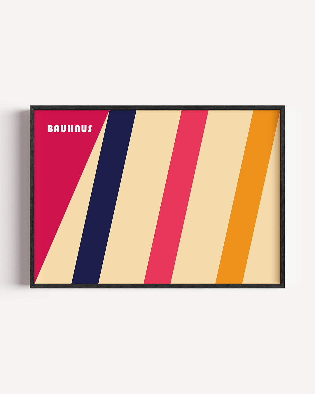 Schuine kleurvlakken Poster