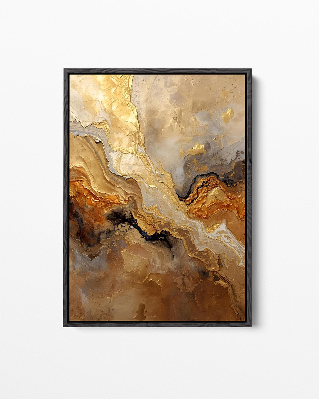 Gelaagde aardetinten Kunstwerk