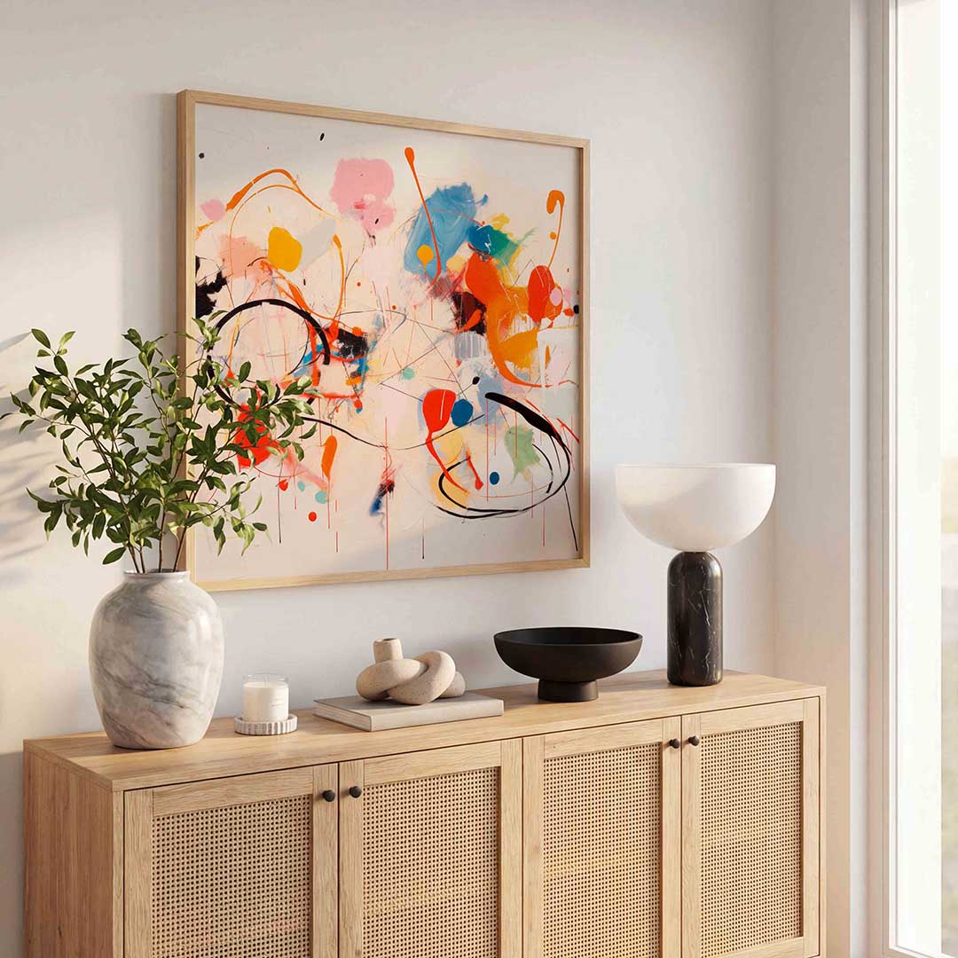 Abstracte vormen Poster