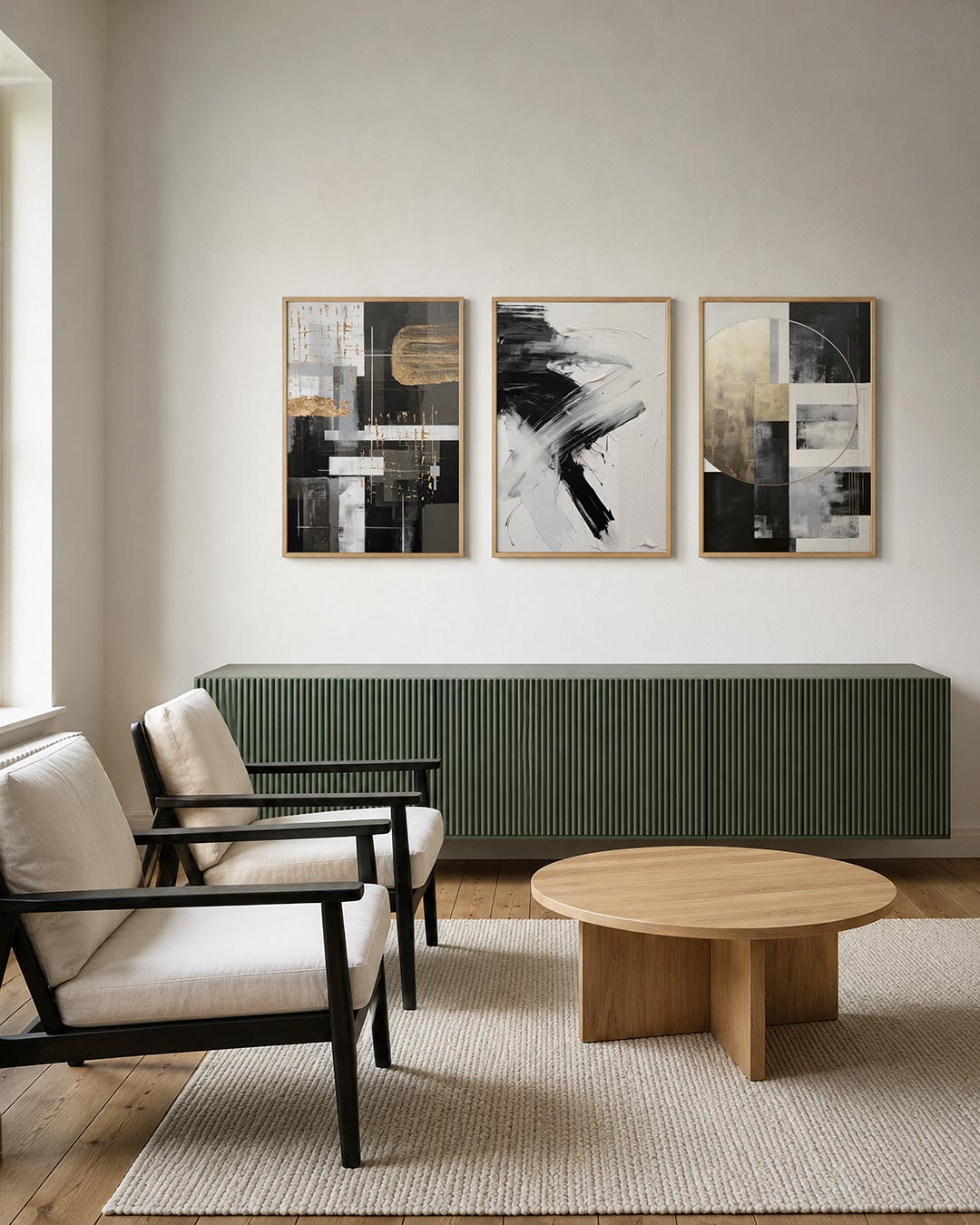 Gouden lijnenspel Posterset