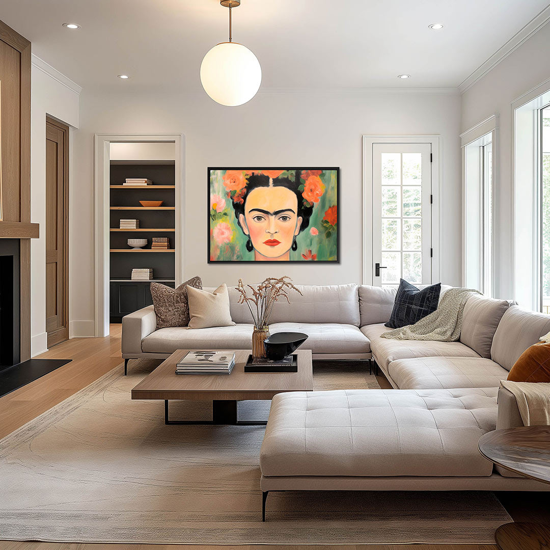 Bloemenportret Kunstwerk