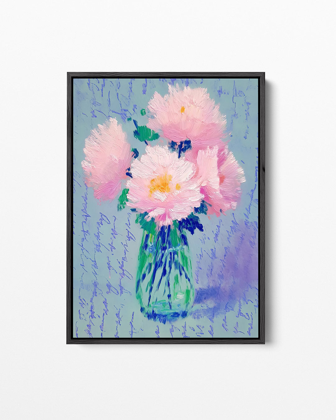 Bloemen in vaas Kunstwerk