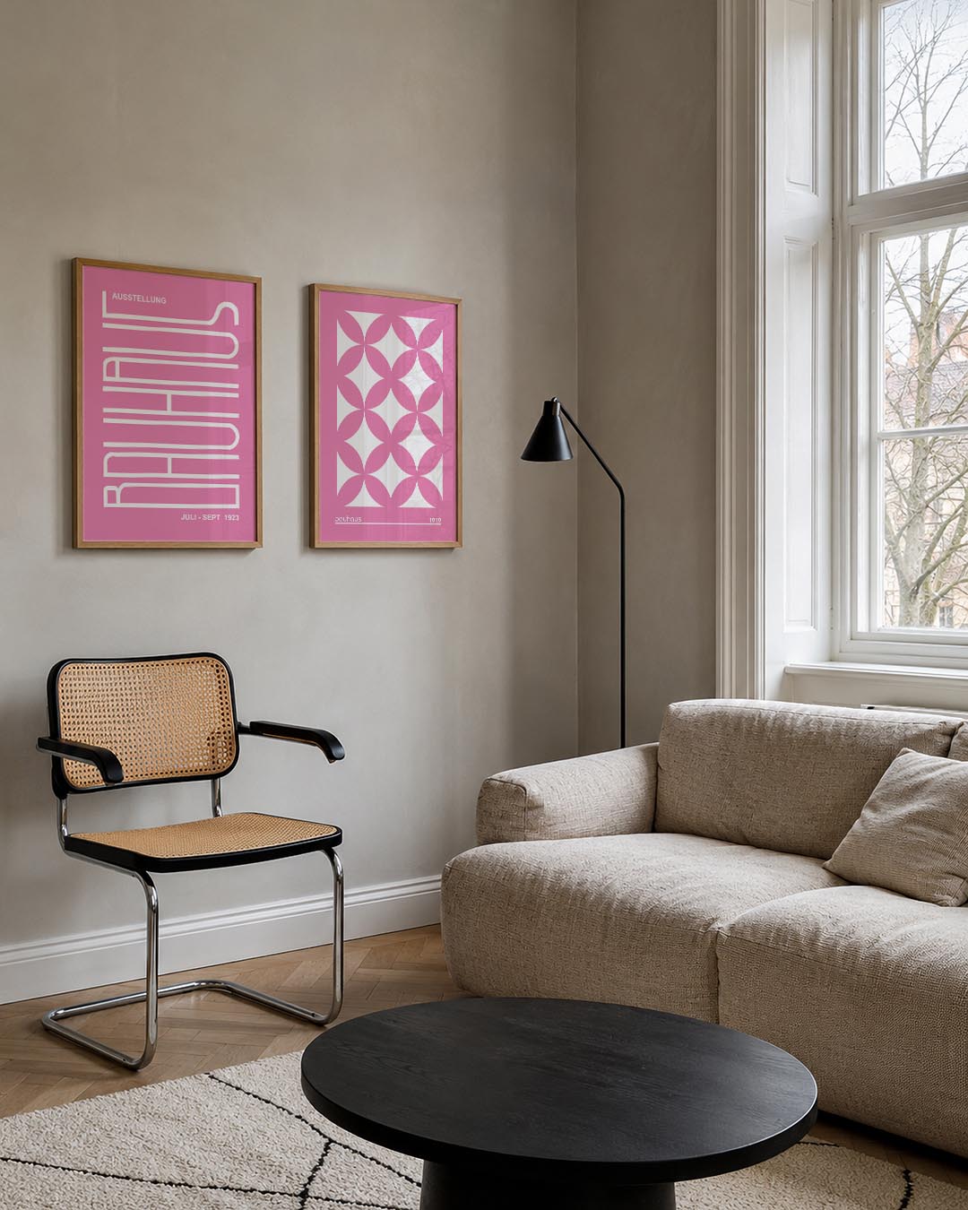 Lijnen en kleurvlakken Posterset