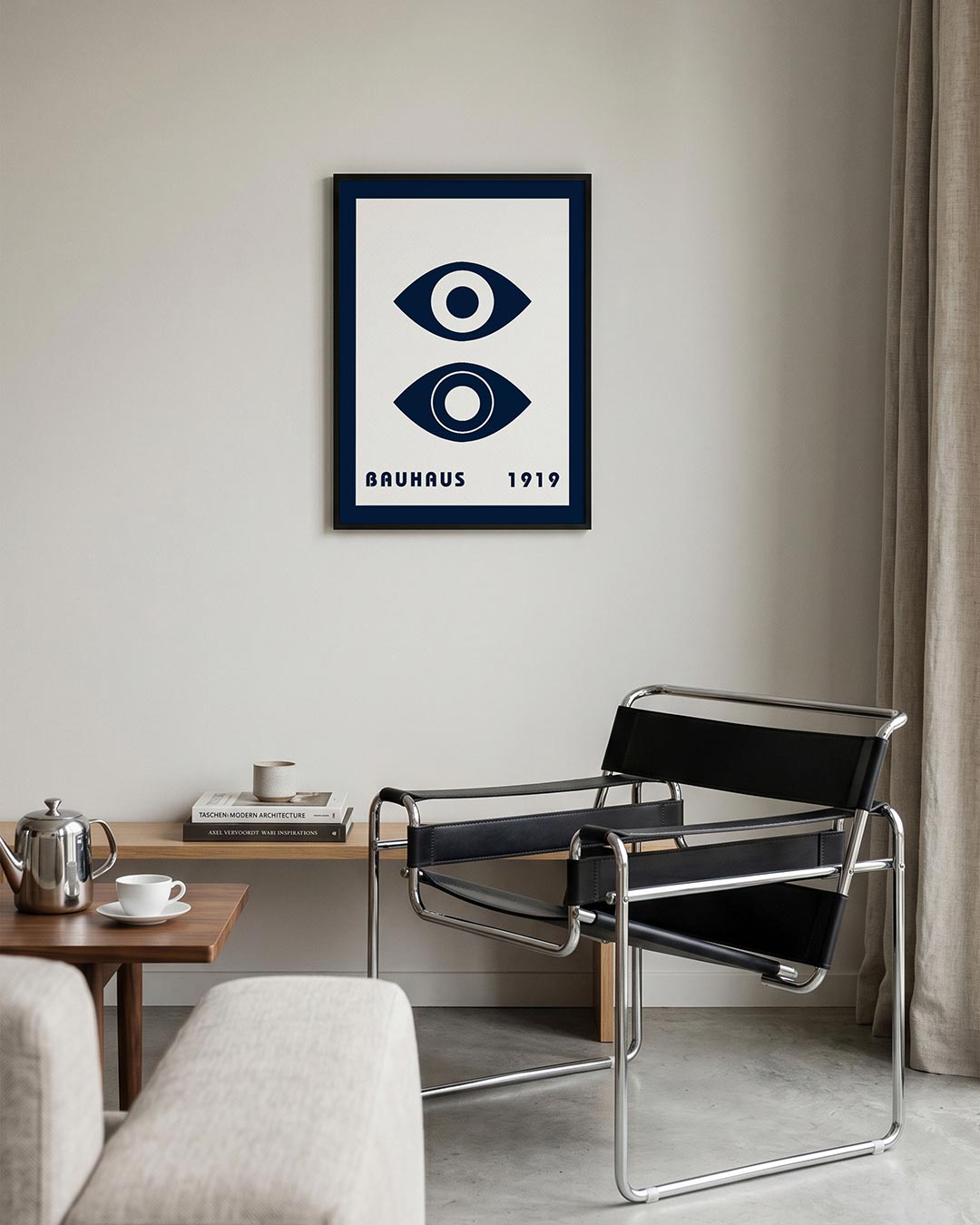 Oogvormen en lijnen Poster