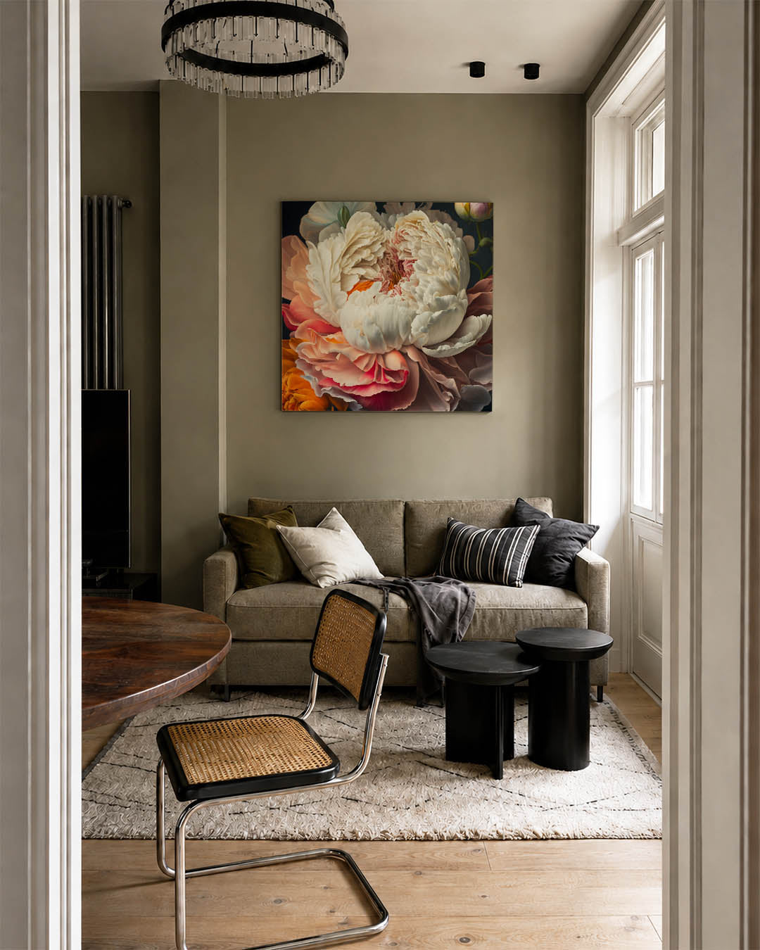Bloemrijke harmonie Kunstwerk