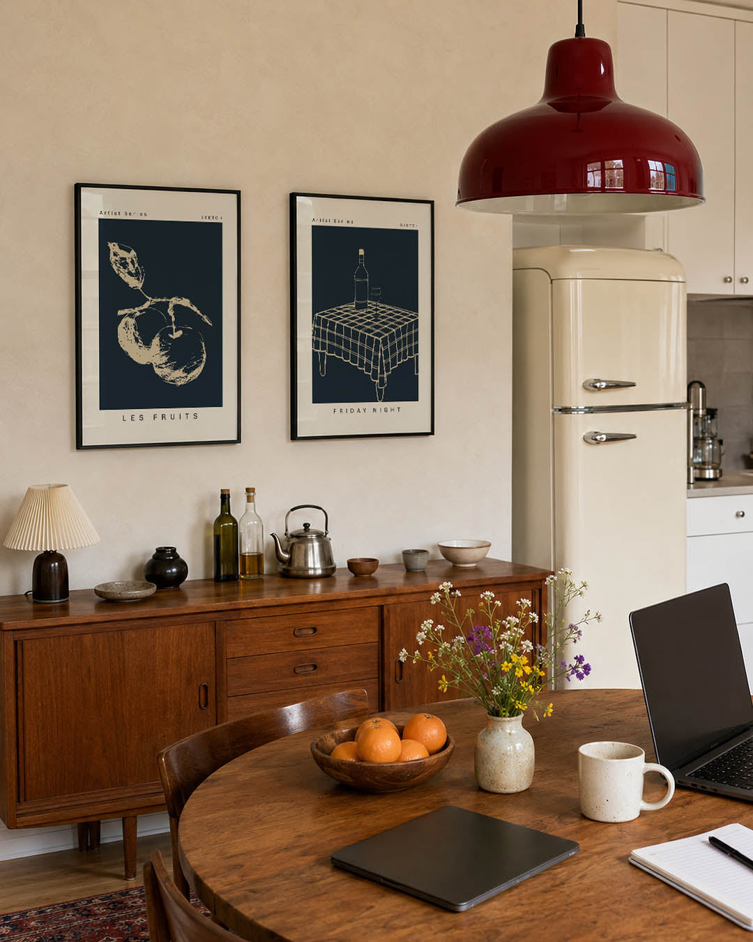 Fruitige schets Posterset